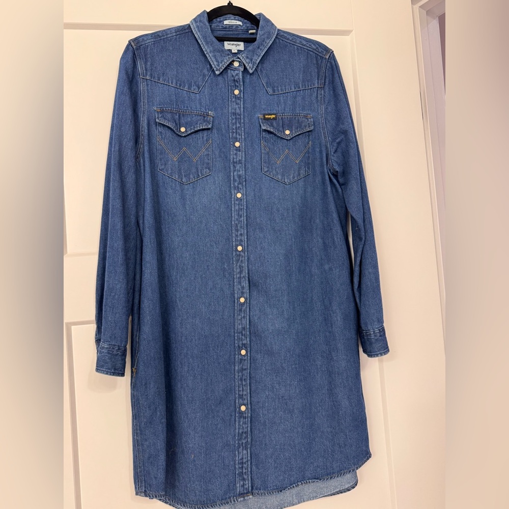 Wrangler Classic Blue Denim Shirt